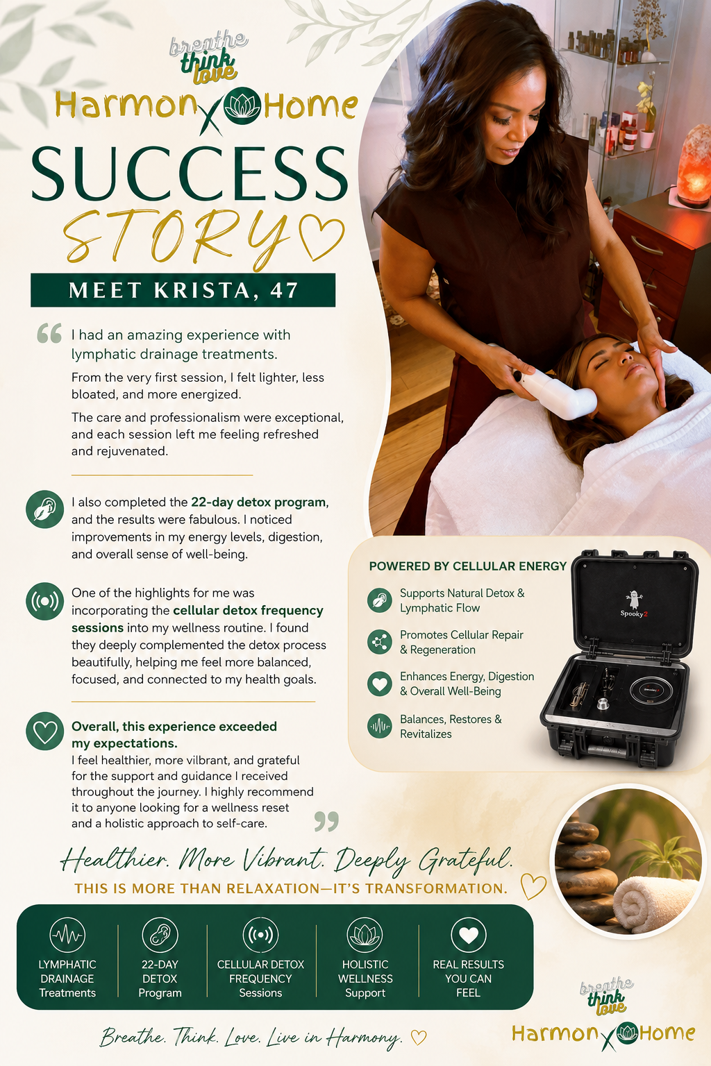 Krista, 47 — client success story at Harmony@Home